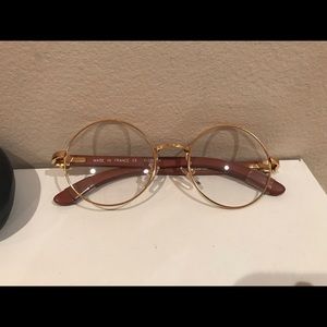 Cartier Oval Framed Glasses
